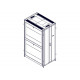 Шкаф Systeme Electric, серия Uniprom, 42U-800/1200, боковые панели 4шт, черный