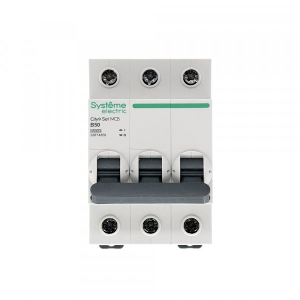 City9 Set Автоматический выключатель (АВ) B 50А 3P 4.5kA 400В