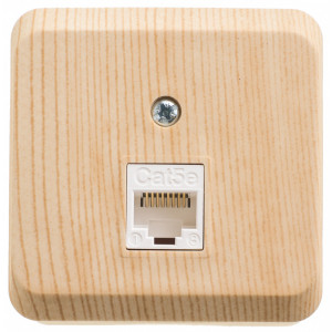 Розетка Schneider Electric ЭТЮД компьютерная RJ45 кат.5е О/У СОСНА