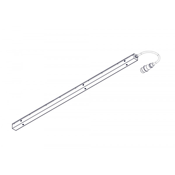 БРП Uniprom, управляемый, 0U, 240В, 1Ф, 32A, 36xC13 6xC19, 3м кабель, IEC309