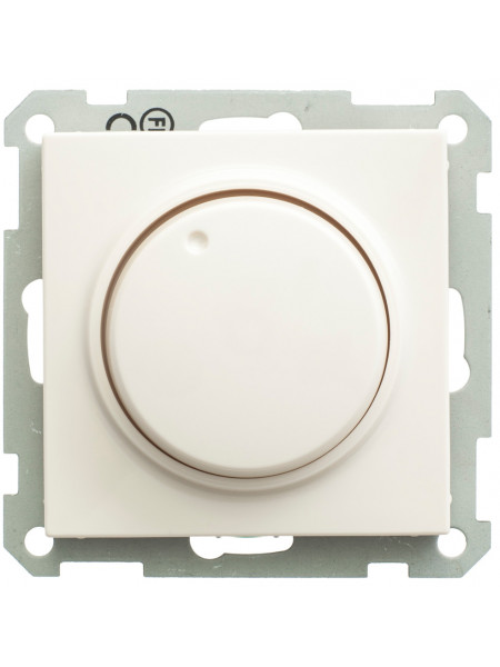 W59 СВЕТОРЕГУЛЯТОР (диммер) поворотно-нажимной, LED, RC, 400Вт, механизм, СЛОНОВАЯ КОСТЬ