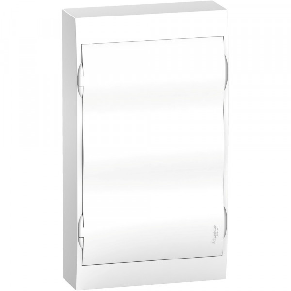 Щиток Schneider Electric, навесной, с белой дверью, 3 ряда/36 модулей