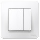 Выключатель Schneider Electric BLANCA 3х-клав. с подсвет. С/У 10АХ/250B БЕЛЫЙ