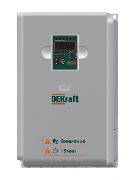 Преобразователь частоты DEKV060-15кВт 3 фазы 380В с торм. модулем