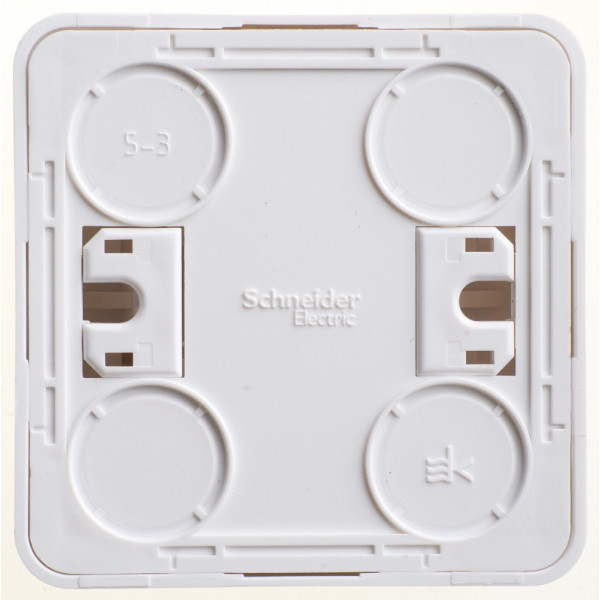 Выключатель Schneider Electric ЭТЮД кнопочный с самовозвратом О/У 10АX БЕЛЫЙ