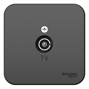 TV-розетка (коннектор) Schneider Electric BLANCA О/У АНТРАЦИТ