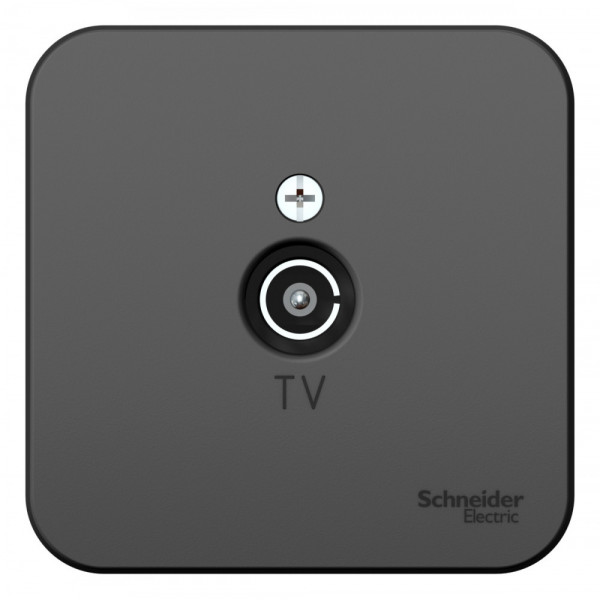 TV-розетка (коннектор) Schneider Electric BLANCA О/У АНТРАЦИТ