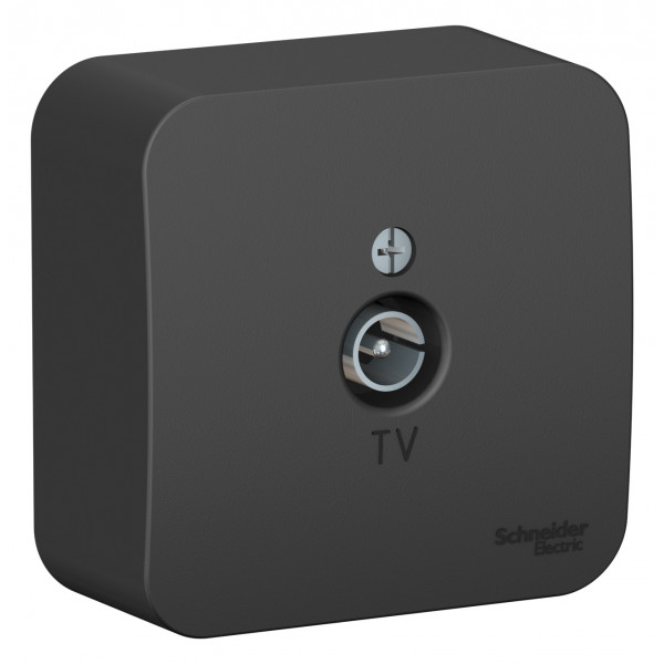 TV-розетка (коннектор) Schneider Electric BLANCA О/У АНТРАЦИТ