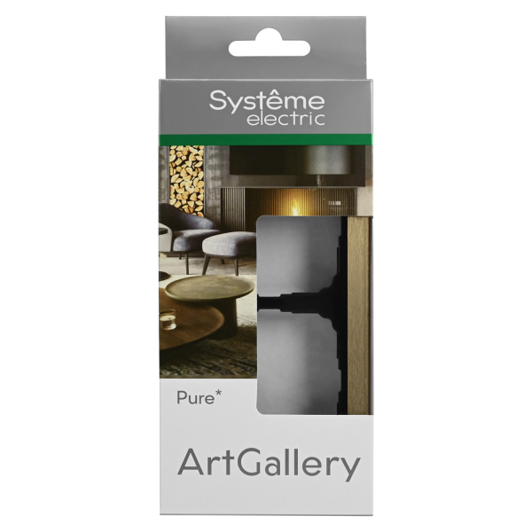 ARTGALLERY PURE 2-постовая РАМКА, МЕТАЛЛ ЛАТУНЬ