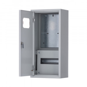 Корпус мет. учетный нав. 520х250х160 3-фазный 9 мод. IP31 ЩРУН-3/9