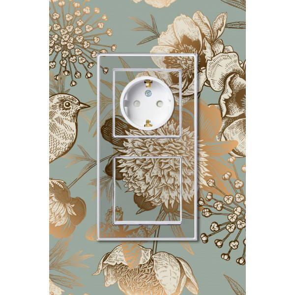 ATLASDESIGN ART 1-клавишный ВЫКЛЮЧАТЕЛЬ, сх.1, 10АХ, механизм, БЕЛЫЙ
