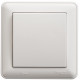 W59 AQUA 1-клавишный ПЕРЕКЛЮЧАТЕЛЬ, IP44, сх.6, 10АХ, в сборе, БЕЛЫЙ
