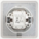 W59 AQUA 1-клавишный ПЕРЕКЛЮЧАТЕЛЬ, IP44, сх.6, 10АХ, в сборе, БЕЛЫЙ