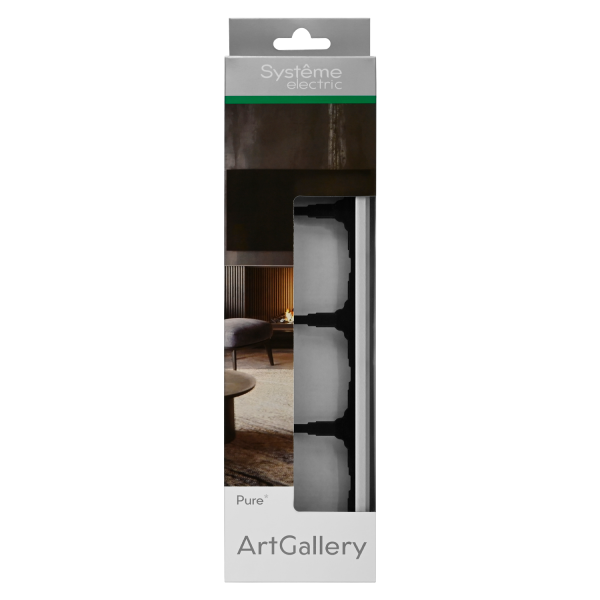 ARTGALLERY PURE 4-постовая РАМКА, ОРГАНИЧЕСКОЕ СТЕКЛО АЛЮМИНИЙ
