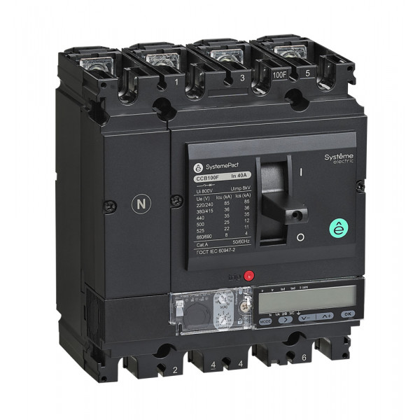 АВТ.ВЫКЛ SYSTEMEPACT CCB100 100KA 4P4D S5.2E 100A