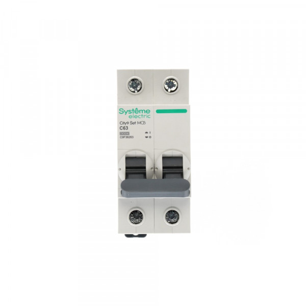 City9 Set Автоматический выключатель (АВ) С 63А 2P 6kA 230В