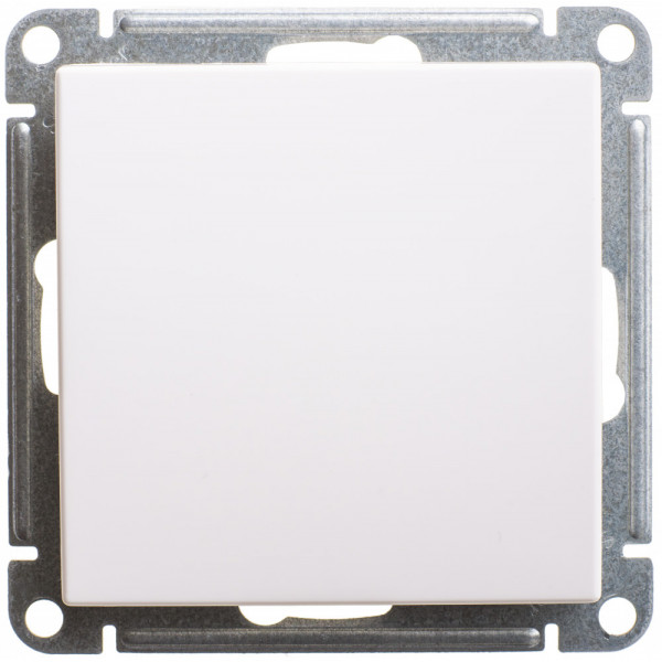 W59 AQUA 1-клавишный ПЕРЕКЛЮЧАТЕЛЬ, IP44, сх.6, 10АХ, механизм, БЕЛЫЙ
