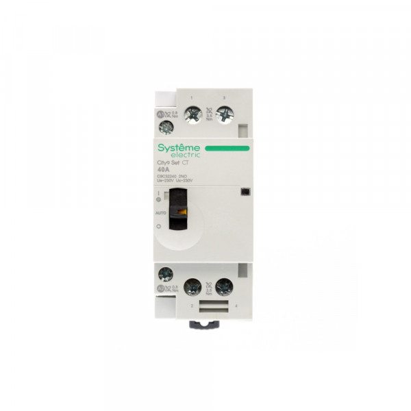 City9 Set Контактор 2P 2НО 40A AC 230В-230В