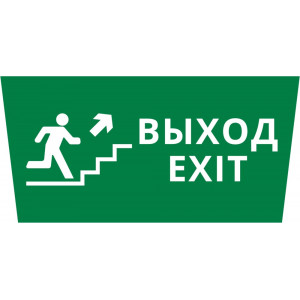 Пиктограмма ДСО-101-IP65 "Выход - лестница наверх"