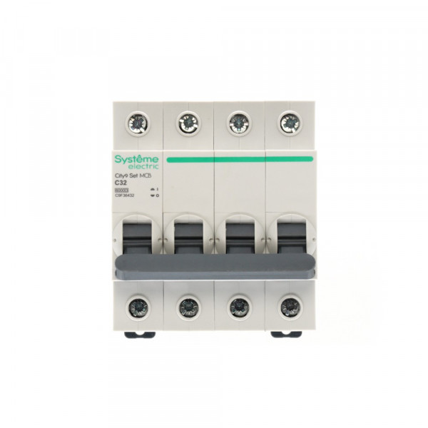 City9 Set Автоматический выключатель (АВ) С 32А 4P 6kA 400В