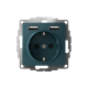 ATLASDESIGN РОЗЕТКА 16А c 2 USB A+A, 5В/2,4А, 2х5В/1,2А, механизм, ИЗУМРУД