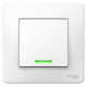 Переключатель Schneider Electric BLANCA 1-клав. с подсвет. С/У 10АХ/250B БЕЛЫЙ