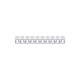 Монтажный комплект Uniprom, M6 (винт, шайба, гайка с защелкой), упаковка 50 шт.