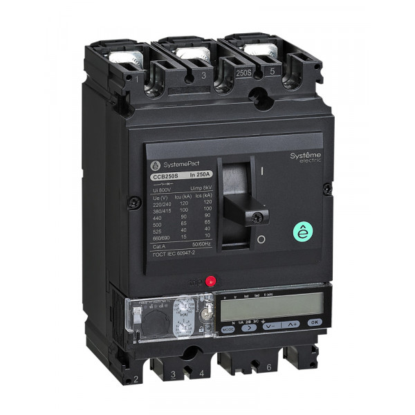 АВТ.ВЫКЛ SYSTEMEPACT CCB100 100KA 3P3D S5.2E 100A