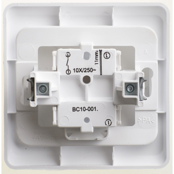 Выключатель Schneider Electric ЭТЮД 1-клав. С/У 10АX/250B БЕЛЫЙ