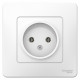 Розетка Schneider Electric BLANCA 1-мест. С/У 16А/250В БЕЛЫЙ