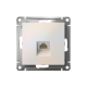 ATLASDESIGN РОЗЕТКА компьютерная RJ45 кат. 6A, механизм, ЖЕМЧУГ