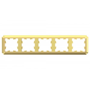 ATLASDESIGN ANTIQUE 5-постовая РАМКА, универсальная, ЗОЛОТО