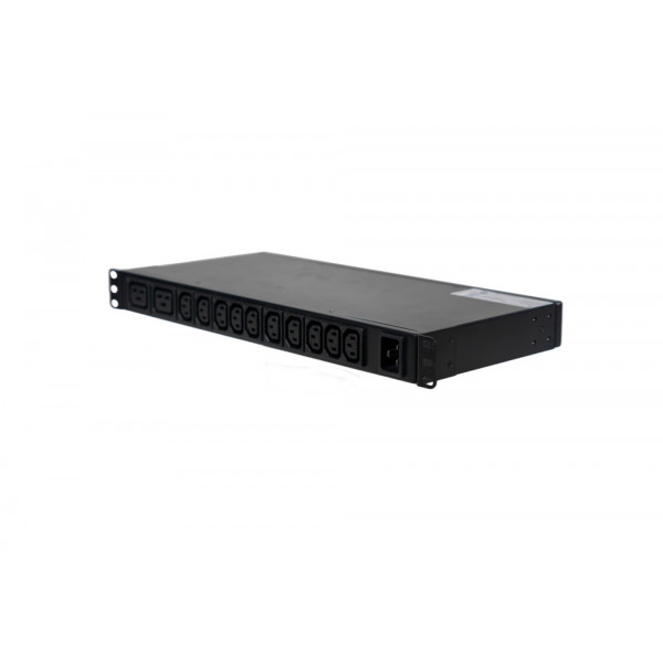БРП Uniprom, управляемый, 1U, 240В, 1Ф, 16A, 10xC13 2xC19, 2м кабель, IEC320 C20