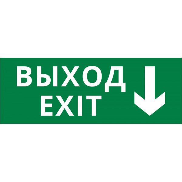 Пиктограмма ДСО-101-IP20 "Выход - вниз"