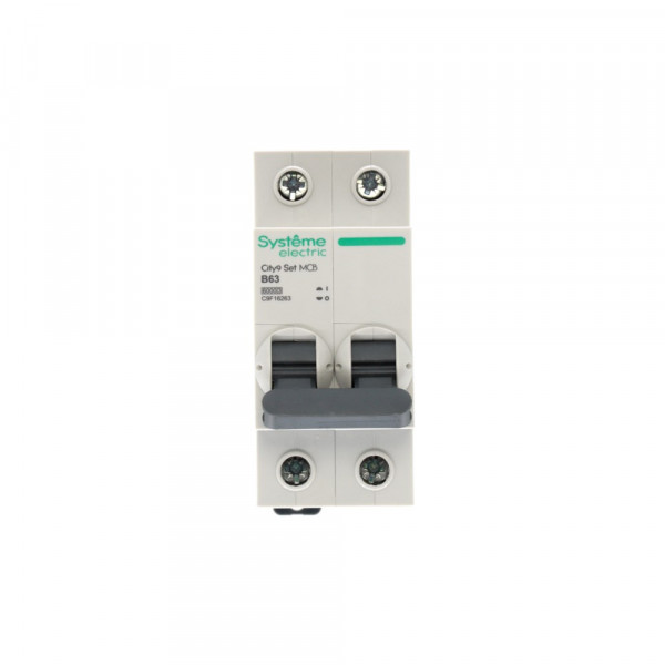 City9 Set Автоматический выключатель (АВ) B 63А 2P 6kA 230В