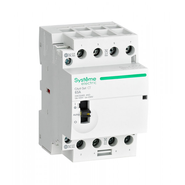 City9 Set Контактор 4P 4НО 63A AC 400В-230В