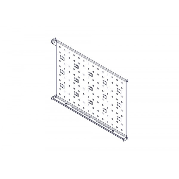 Фиксированная полка Systeme Electric, серия Uniprom, 1U, 650мм, до 100кг