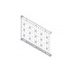 Фиксированная полка Systeme Electric, серия Uniprom, 1U, 650мм, до 100кг