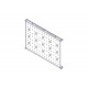 Фиксированная полка Systeme Electric, серия Uniprom, 1U, 650мм, до 100кг