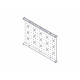 Фиксированная полка Systeme Electric, серия Uniprom, 1U, 650мм, до 100кг