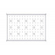 Фиксированная полка Systeme Electric, серия Uniprom, 1U, 650мм, до 100кг