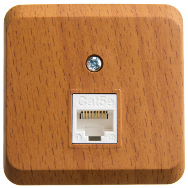 Розетка Schneider Electric ЭТЮД компьютерная RJ45 кат.5е О/У БУК