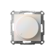 ATLASDESIGN СВЕТОРЕГУЛЯТОР (диммер) поворотно-нажимной, LED, RC, 400Вт, механизм, ЖЕМЧУГ