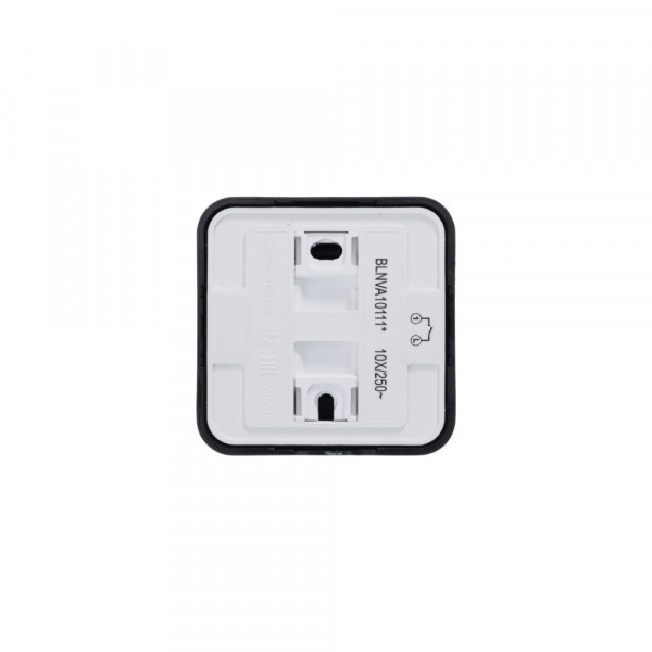 Выключатель Schneider Electric BLANCA 1-клав. с подсветкой О/У 10А/250B АНТРАЦИТ