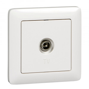 ХИТ С/У РОЗЕТКА телевизионная, БЕЛЫЙ