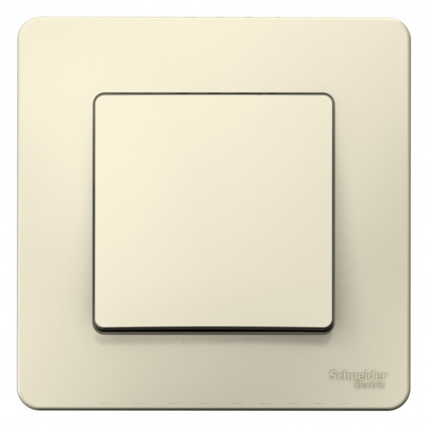 Выключатель Schneider Electric BLANCA 1-клав. С/У, 10АХ/250B МОЛОЧНЫЙ