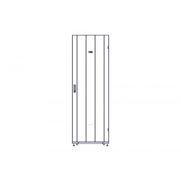 Шкаф Systeme Electric, серия Uniprom, 48U-750/1070, боковые панели 4шт, черный