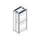 Шкаф Systeme Electric, серия Uniprom, 48U-750/1070, боковые панели 4шт, черный