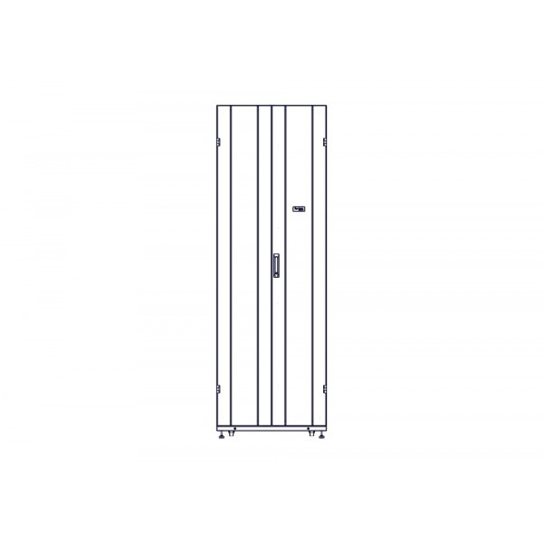 Шкаф Systeme Electric, серия Uniprom, 48U-750/1070, боковые панели 4шт, черный