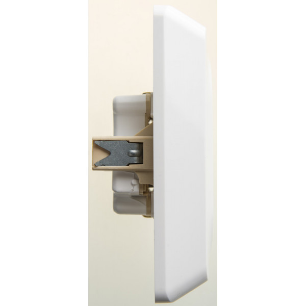 Розетка Schneider Electric ЭТЮД 2х-мест. С/Ус заземл. 6А/250В БЕЛЫЙ